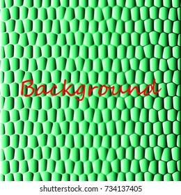 Stone pebble green, abstraction.