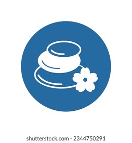 Stone pebbles Vector icon which can easily modify or edit

