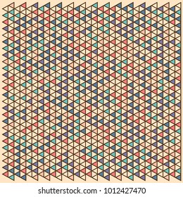 Stone plate paving pattern. Abstract geometric shapes ornament vector illustration. Mosaic tracery texture background.