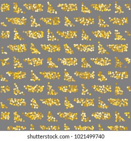 Stone plate paving pattern. Abstract geometric shapes ornament vector illustration. Mosaic tracery texture background.