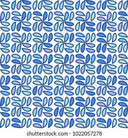 Stone plate paving pattern. Abstract geometric shapes ornament vector illustration. Mosaic tracery texture background.