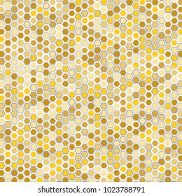 Stone plate paving pattern. Abstract geometric shapes ornament vector illustration. Mosaic tracery texture background.