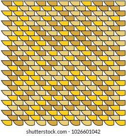 Stone plate paving pattern. Abstract geometric shapes ornament vector illustration. Mosaic tracery texture background.