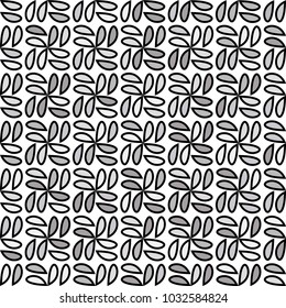 Stone plate paving pattern. Abstract geometric shapes ornament vector illustration. Mosaic tracery texture background.