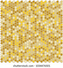 Stone plate paving pattern. Abstract geometric shapes ornament vector illustration. Mosaic tracery texture background.