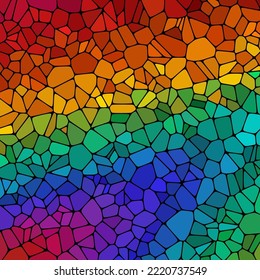 
Stone plate paving  pattern. Abstract geometric colorful shapes ornament vector texture. Color Pebbls.