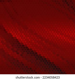Stone plate paving pattern. Abstract geometric colorful shapes ornament vector texture. Red Pebbls.