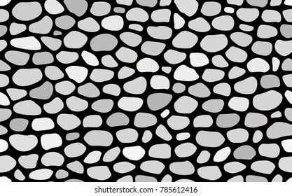 Stone plate paving. Seamless background. Vector illustration