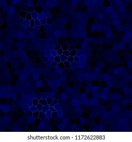 Stone plate paving seamless pattern. Abstract vector illustration. Dark blue mosaic background.