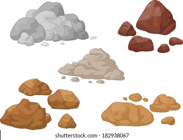 Stone and rock collection