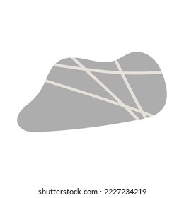 Stone or rock. Hand drawn illustration