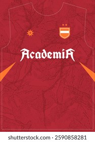 Stone of Rome Red Pattern Football Jersey Sublimation Print