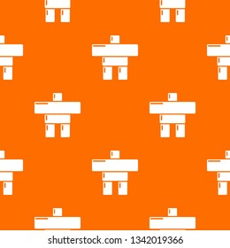 Stone sculpture canada pattern vector orange for any web design best