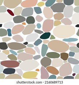 Stone shapes in various colors using earth tones in a seamless pattern.
stone earthtone background 