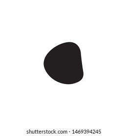 stone simple icon symbol vector