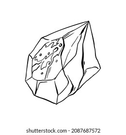 Stone sketch vector illustration art