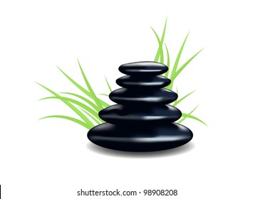 Stone spa and healthcare concept