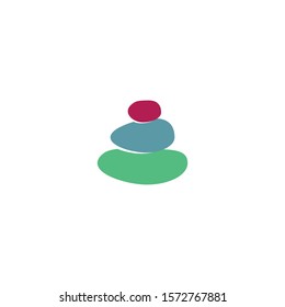 Stone of spa logo vector template