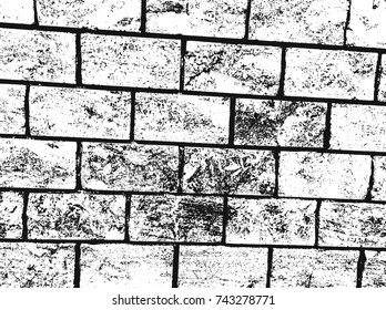 Stone surface. White, black background.