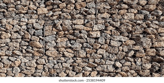 Stone texture background. Brick wall texture, stone road, stone texture, stonework background. Interior and exterior design, facade, fence. Building materials, repair and construction.