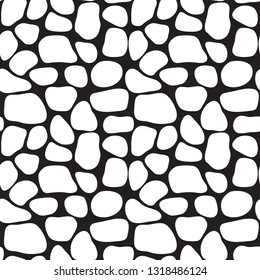Stone texture in brown colors seamless background. Vector illustration
