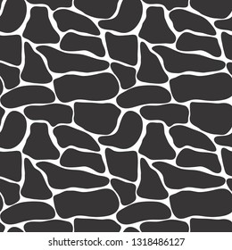 Stone texture in brown colors seamless background. Vector illustration