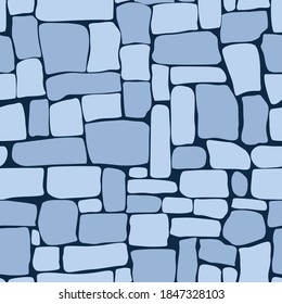 Stone texture seamless pattern. Clipart image