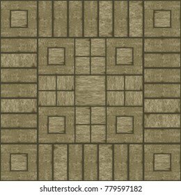 Stone texture, stone tiles, mosaic, seamless pattern.