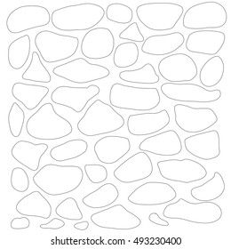 Stone Texture Vector Illustration Stock Vector (Royalty Free) 493230400 ...