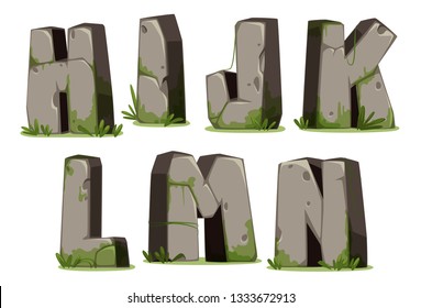 Stone Textured 3D Style Jungle Font Part 2