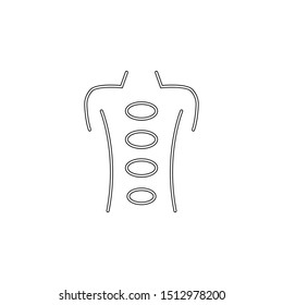 stone therapy outline icon. Element of spa for mobile concept and web apps icon. Outline, thin line icon for website design and development, app development