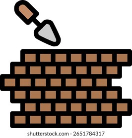 Stone Tools Line Filled Icon Design