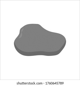 Stone Vector design illustration isolated in white
