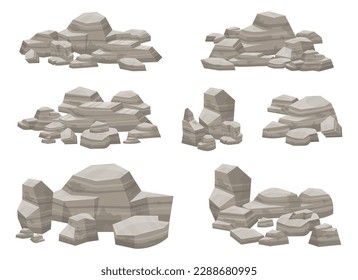 Stone vector design illustration isolated on white background