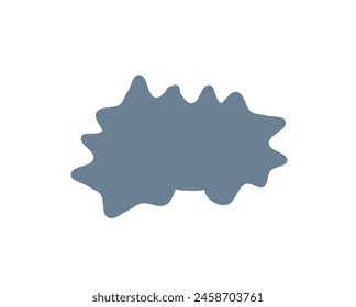 Diseño de Vector de piedra aislado en fondo blanco