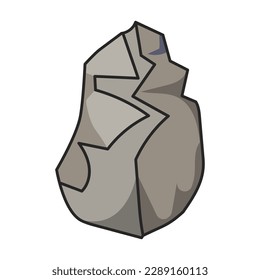 Stone vector icon.Color vector icon isolated on white background stone.
