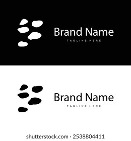 Stone Vector Logo, Stone Design Balance Milestone Vector Templet Symbol Illustration