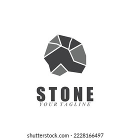 stone vector logo icon illustration template design