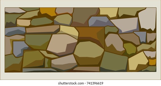 STONE WALL PATTERN
construction for building of architectural building 
