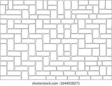 Stone Wall in a scalable file ready for projects 1