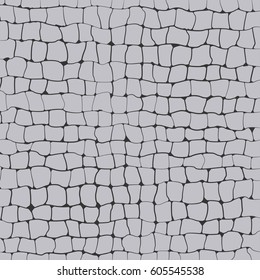 Stone wall seamless pavement texture vector