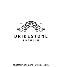 stonebridge vintage logo design with line art style