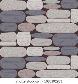 Stoned Wall Background in Shades of Grey and Rose Brown