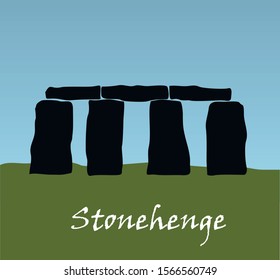 Stonehenge Icon Isolated Background Vector Illustration Stock Vector ...