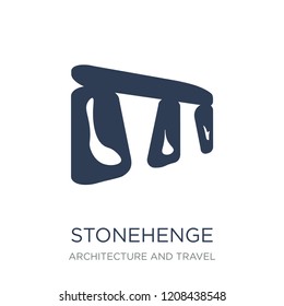 Stonehenge icon. Trendy flat vector Stonehenge icon on white background from Architecture and Travel collection, vector illustration can be use for web and mobile, eps10