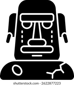 Stonehenge Line Vector Icon Design