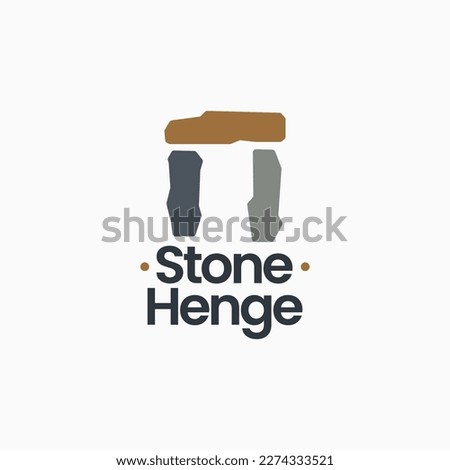 Stonehenge Stone Henge Logo Vector Icon Illustration