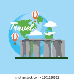 stonehenge travel with fun air balloons