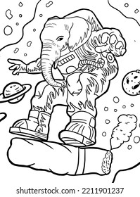 Stoner, página de colorear trippy. Una divertida página de colorear para adultos