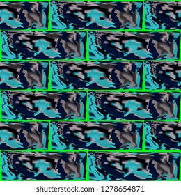 Stones. Decorative stones. Background of abstract bricks. Seamless vector graphics